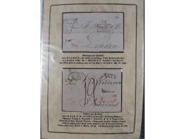 1762/1870 (ca.), DER GRENZÜBERGANG FORBACH/SAARBRÜCKEN, Ausstellungssammlung mit rund 230 Belegen, dabei Briefe aus bzw. nach