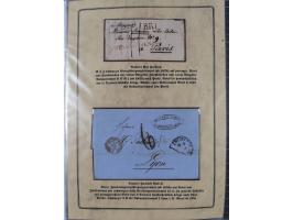 1762/1870 (ca.), DER GRENZÜBERGANG FORBACH/SAARBRÜCKEN, Ausstellungssammlung mit rund 230 Belegen, dabei Briefe aus bzw. nach