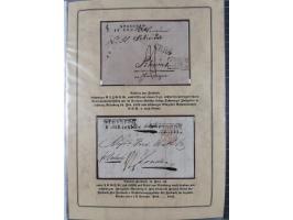 1762/1870 (ca.), DER GRENZÜBERGANG FORBACH/SAARBRÜCKEN, Ausstellungssammlung mit rund 230 Belegen, dabei Briefe aus bzw. nach