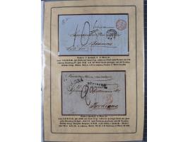 1762/1870 (ca.), DER GRENZÜBERGANG FORBACH/SAARBRÜCKEN, Ausstellungssammlung mit rund 230 Belegen, dabei Briefe aus bzw. nach