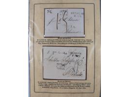 1762/1870 (ca.), DER GRENZÜBERGANG FORBACH/SAARBRÜCKEN, Ausstellungssammlung mit rund 230 Belegen, dabei Briefe aus bzw. nach