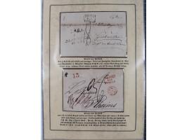 1762/1870 (ca.), DER GRENZÜBERGANG FORBACH/SAARBRÜCKEN, Ausstellungssammlung mit rund 230 Belegen, dabei Briefe aus bzw. nach