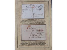 1762/1870 (ca.), DER GRENZÜBERGANG FORBACH/SAARBRÜCKEN, Ausstellungssammlung mit rund 230 Belegen, dabei Briefe aus bzw. nach