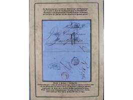 1762/1870 (ca.), DER GRENZÜBERGANG FORBACH/SAARBRÜCKEN, Ausstellungssammlung mit rund 230 Belegen, dabei Briefe aus bzw. nach