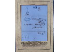 1762/1870 (ca.), DER GRENZÜBERGANG FORBACH/SAARBRÜCKEN, Ausstellungssammlung mit rund 230 Belegen, dabei Briefe aus bzw. nach