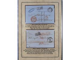 1762/1870 (ca.), DER GRENZÜBERGANG FORBACH/SAARBRÜCKEN, Ausstellungssammlung mit rund 230 Belegen, dabei Briefe aus bzw. nach