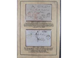 1762/1870 (ca.), DER GRENZÜBERGANG FORBACH/SAARBRÜCKEN, Ausstellungssammlung mit rund 230 Belegen, dabei Briefe aus bzw. nach