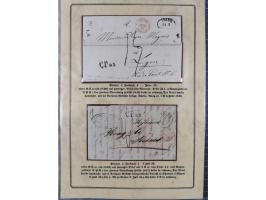 1762/1870 (ca.), DER GRENZÜBERGANG FORBACH/SAARBRÜCKEN, Ausstellungssammlung mit rund 230 Belegen, dabei Briefe aus bzw. nach