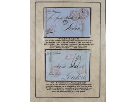 1762/1870 (ca.), DER GRENZÜBERGANG FORBACH/SAARBRÜCKEN, Ausstellungssammlung mit rund 230 Belegen, dabei Briefe aus bzw. nach