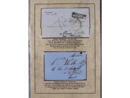 1762/1870 (ca.), DER GRENZÜBERGANG FORBACH/SAARBRÜCKEN, Ausstellungssammlung mit rund 230 Belegen, dabei Briefe aus bzw. nach