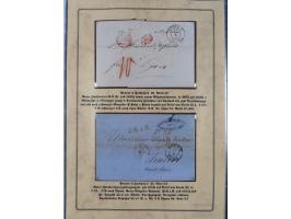 1762/1870 (ca.), DER GRENZÜBERGANG FORBACH/SAARBRÜCKEN, Ausstellungssammlung mit rund 230 Belegen, dabei Briefe aus bzw. nach