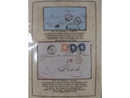 1762/1870 (ca.), DER GRENZÜBERGANG FORBACH/SAARBRÜCKEN, Ausstellungssammlung mit rund 230 Belegen, dabei Briefe aus bzw. nach