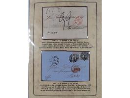 1762/1870 (ca.), DER GRENZÜBERGANG FORBACH/SAARBRÜCKEN, Ausstellungssammlung mit rund 230 Belegen, dabei Briefe aus bzw. nach