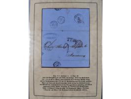 1762/1870 (ca.), DER GRENZÜBERGANG FORBACH/SAARBRÜCKEN, Ausstellungssammlung mit rund 230 Belegen, dabei Briefe aus bzw. nach