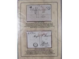 1762/1870 (ca.), DER GRENZÜBERGANG FORBACH/SAARBRÜCKEN, Ausstellungssammlung mit rund 230 Belegen, dabei Briefe aus bzw. nach