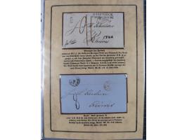 1762/1870 (ca.), DER GRENZÜBERGANG FORBACH/SAARBRÜCKEN, Ausstellungssammlung mit rund 230 Belegen, dabei Briefe aus bzw. nach