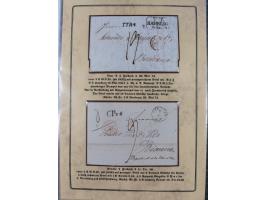 1762/1870 (ca.), DER GRENZÜBERGANG FORBACH/SAARBRÜCKEN, Ausstellungssammlung mit rund 230 Belegen, dabei Briefe aus bzw. nach