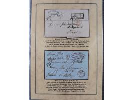 1762/1870 (ca.), DER GRENZÜBERGANG FORBACH/SAARBRÜCKEN, Ausstellungssammlung mit rund 230 Belegen, dabei Briefe aus bzw. nach