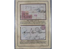 1762/1870 (ca.), DER GRENZÜBERGANG FORBACH/SAARBRÜCKEN, Ausstellungssammlung mit rund 230 Belegen, dabei Briefe aus bzw. nach