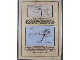 1762/1870 (ca.), DER GRENZÜBERGANG FORBACH/SAARBRÜCKEN, Ausstellungssammlung mit rund 230 Belegen, dabei Briefe aus bzw. nach