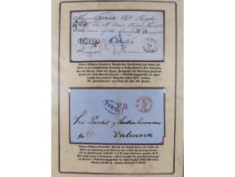 1762/1870 (ca.), DER GRENZÜBERGANG FORBACH/SAARBRÜCKEN, Ausstellungssammlung mit rund 230 Belegen, dabei Briefe aus bzw. nach