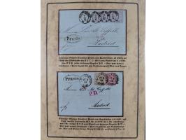 1762/1870 (ca.), DER GRENZÜBERGANG FORBACH/SAARBRÜCKEN, Ausstellungssammlung mit rund 230 Belegen, dabei Briefe aus bzw. nach