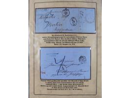 1762/1870 (ca.), DER GRENZÜBERGANG FORBACH/SAARBRÜCKEN, Ausstellungssammlung mit rund 230 Belegen, dabei Briefe aus bzw. nach