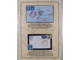 1762/1870 (ca.), DER GRENZÜBERGANG FORBACH/SAARBRÜCKEN, Ausstellungssammlung mit rund 230 Belegen, dabei Briefe aus bzw. nach