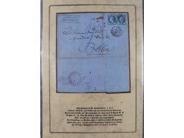 1762/1870 (ca.), DER GRENZÜBERGANG FORBACH/SAARBRÜCKEN, Ausstellungssammlung mit rund 230 Belegen, dabei Briefe aus bzw. nach
