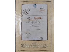 1762/1870 (ca.), DER GRENZÜBERGANG FORBACH/SAARBRÜCKEN, Ausstellungssammlung mit rund 230 Belegen, dabei Briefe aus bzw. nach