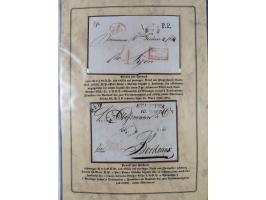 1762/1870 (ca.), DER GRENZÜBERGANG FORBACH/SAARBRÜCKEN, Ausstellungssammlung mit rund 230 Belegen, dabei Briefe aus bzw. nach