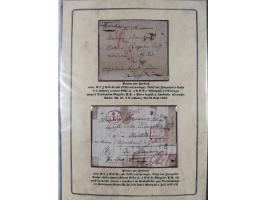 1762/1870 (ca.), DER GRENZÜBERGANG FORBACH/SAARBRÜCKEN, Ausstellungssammlung mit rund 230 Belegen, dabei Briefe aus bzw. nach