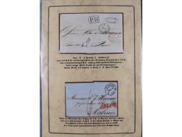 1762/1870 (ca.), DER GRENZÜBERGANG FORBACH/SAARBRÜCKEN, Ausstellungssammlung mit rund 230 Belegen, dabei Briefe aus bzw. nach