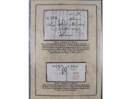 1762/1870 (ca.), DER GRENZÜBERGANG FORBACH/SAARBRÜCKEN, Ausstellungssammlung mit rund 230 Belegen, dabei Briefe aus bzw. nach