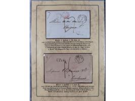 1762/1870 (ca.), DER GRENZÜBERGANG FORBACH/SAARBRÜCKEN, Ausstellungssammlung mit rund 230 Belegen, dabei Briefe aus bzw. nach