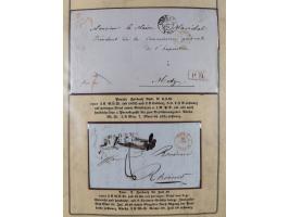 1762/1870 (ca.), DER GRENZÜBERGANG FORBACH/SAARBRÜCKEN, Ausstellungssammlung mit rund 230 Belegen, dabei Briefe aus bzw. nach
