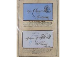 1762/1870 (ca.), DER GRENZÜBERGANG FORBACH/SAARBRÜCKEN, Ausstellungssammlung mit rund 230 Belegen, dabei Briefe aus bzw. nach