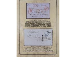 1762/1870 (ca.), DER GRENZÜBERGANG FORBACH/SAARBRÜCKEN, Ausstellungssammlung mit rund 230 Belegen, dabei Briefe aus bzw. nach