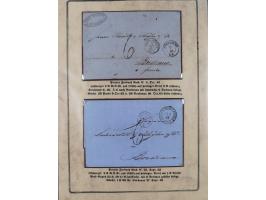 1762/1870 (ca.), DER GRENZÜBERGANG FORBACH/SAARBRÜCKEN, Ausstellungssammlung mit rund 230 Belegen, dabei Briefe aus bzw. nach