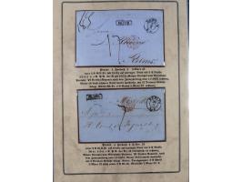 1762/1870 (ca.), DER GRENZÜBERGANG FORBACH/SAARBRÜCKEN, Ausstellungssammlung mit rund 230 Belegen, dabei Briefe aus bzw. nach