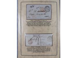 1762/1870 (ca.), DER GRENZÜBERGANG FORBACH/SAARBRÜCKEN, Ausstellungssammlung mit rund 230 Belegen, dabei Briefe aus bzw. nach