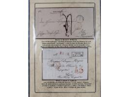 1762/1870 (ca.), DER GRENZÜBERGANG FORBACH/SAARBRÜCKEN, Ausstellungssammlung mit rund 230 Belegen, dabei Briefe aus bzw. nach