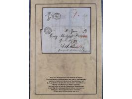 1762/1870 (ca.), DER GRENZÜBERGANG FORBACH/SAARBRÜCKEN, Ausstellungssammlung mit rund 230 Belegen, dabei Briefe aus bzw. nach