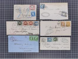 1860/1945 (approx.), old accumulation of several hundred letters, fronts, cards and postal stationery, including much oversea