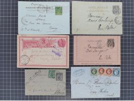 1860/1945 (approx.), old accumulation of several hundred letters, fronts, cards and postal stationery, including much oversea