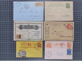 1860/1945 (approx.), old accumulation of several hundred letters, fronts, cards and postal stationery, including much oversea