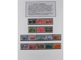 1897/1945, Zuschlags- und Wohltätigkeitsausgaben, interessante Sammlun, dabei Schweiz I-III und 117 FDC, USA Columbus-Satz (t
