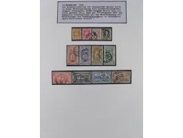 1897/1945, Zuschlags- und Wohltätigkeitsausgaben, interessante Sammlun, dabei Schweiz I-III und 117 FDC, USA Columbus-Satz (t