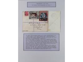 1897/1945, Zuschlags- und Wohltätigkeitsausgaben, interessante Sammlun, dabei Schweiz I-III und 117 FDC, USA Columbus-Satz (t