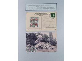 1897/1945, Zuschlags- und Wohltätigkeitsausgaben, interessante Sammlun, dabei Schweiz I-III und 117 FDC, USA Columbus-Satz (t